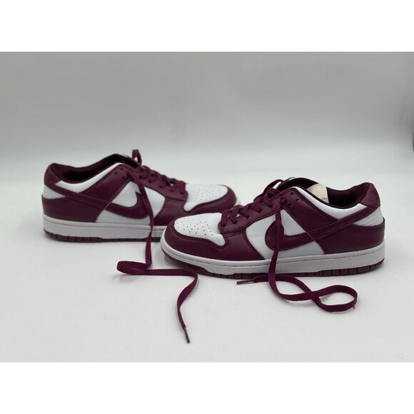 Nike Dunk Low Team Red White Leather DD1503-108 Size 8.5 - Picture 5 of 12